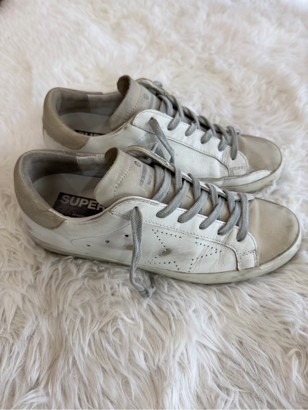 Golden Goose GGDB Super-Star Nubuck
Leather Sneakers Size 38 US 8